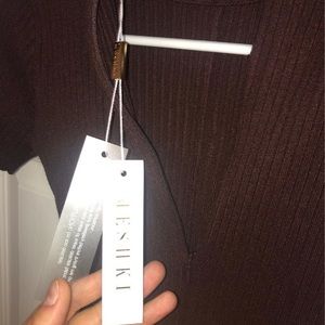 Brown Meshki jumpsuit